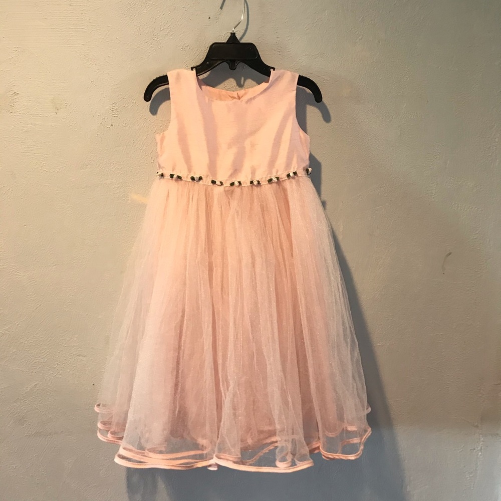 Girls pink dress